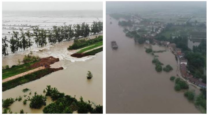 4天下了1年雨！安徽小鎮慘淹成孤島