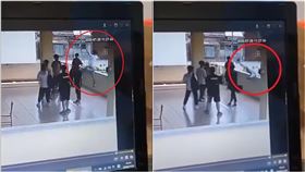 後仰跳投,廣東,走廊,墜樓/翻攝Youtube