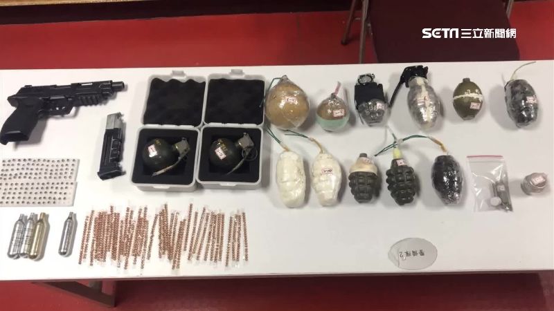 毒販製13顆手榴彈　曾河邊試炸火藥