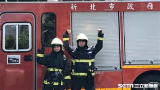 李懿挑戰女消防員 受困鐵籠差點窒息