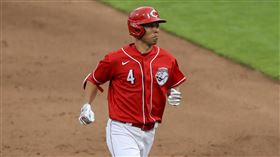 ▲秋山翔吾旅美首轟出爐。（圖／美聯社／達志影像）