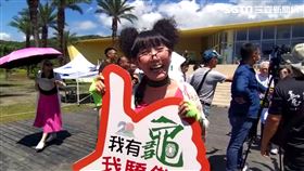 蔡閨登龜山島前會龜友