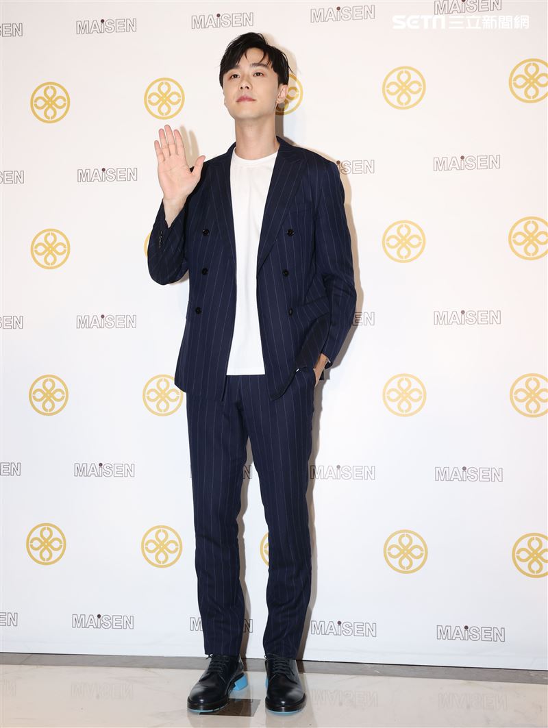 施柏宇出席日本東京MAiSEN邁泉豬排一日店長。（記者邱榮吉/攝影）