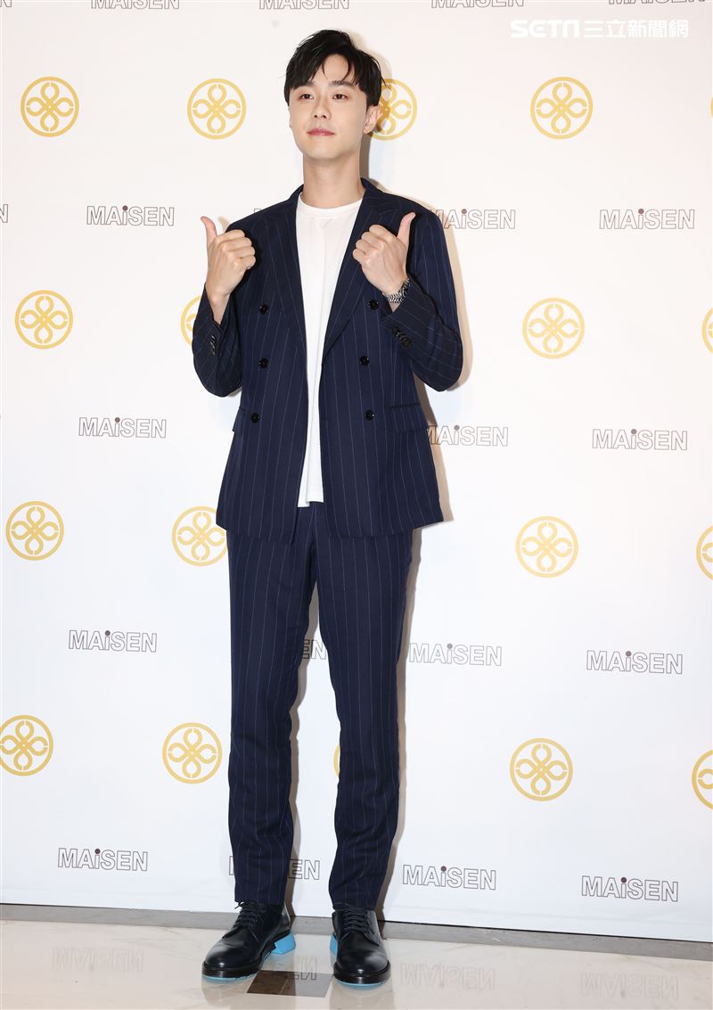 施柏宇出席日本東京MAiSEN邁泉豬排一日店長。（記者邱榮吉/攝影）