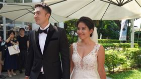 班傑與妻子cindy。圖／主辦單位提供