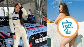 鄭有娜近期加入車隊成為美女賽車手。（圖／翻攝自鄭有娜IG）