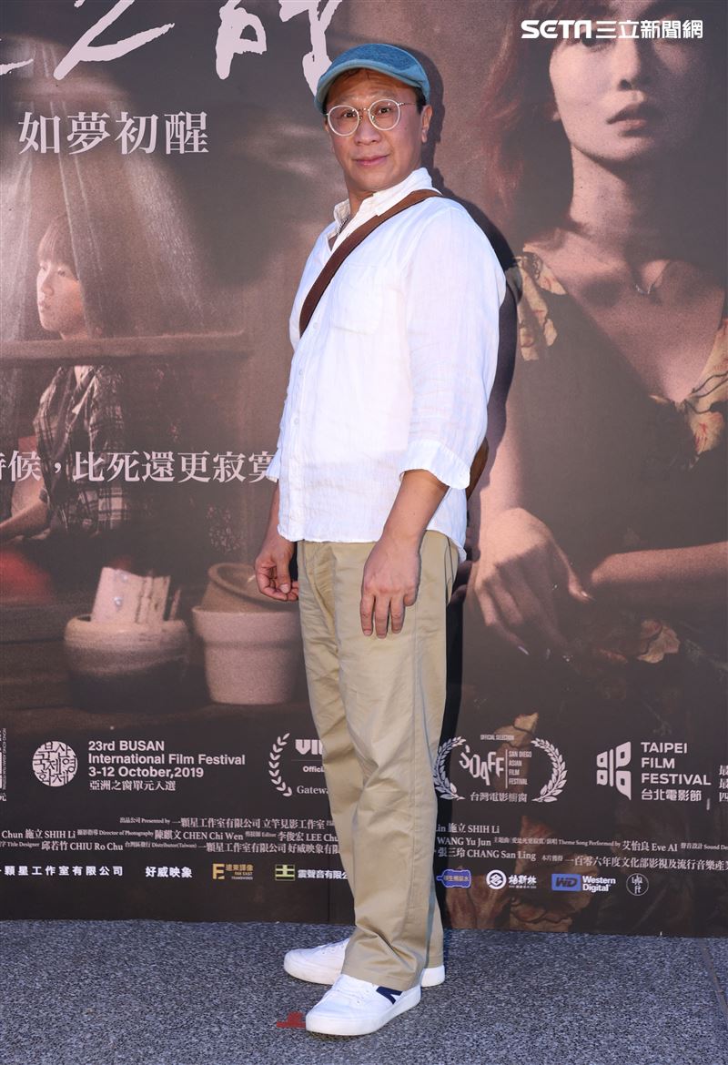 「野雀之詩」首映會演員游安順。（記者邱榮吉/攝影）
