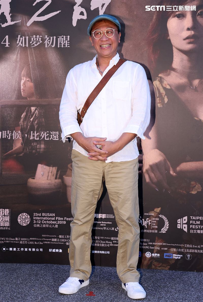 「野雀之詩」首映會演員游安順。（記者邱榮吉/攝影）