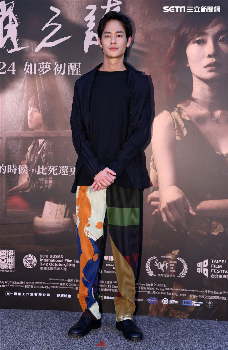 「野雀之詩」首映會演員夏騰宏。（記者邱榮吉/攝影）