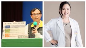 石崇良、劉宗瑀（組合圖／指揮中心提供、翻攝自小劉醫師臉書粉絲團）