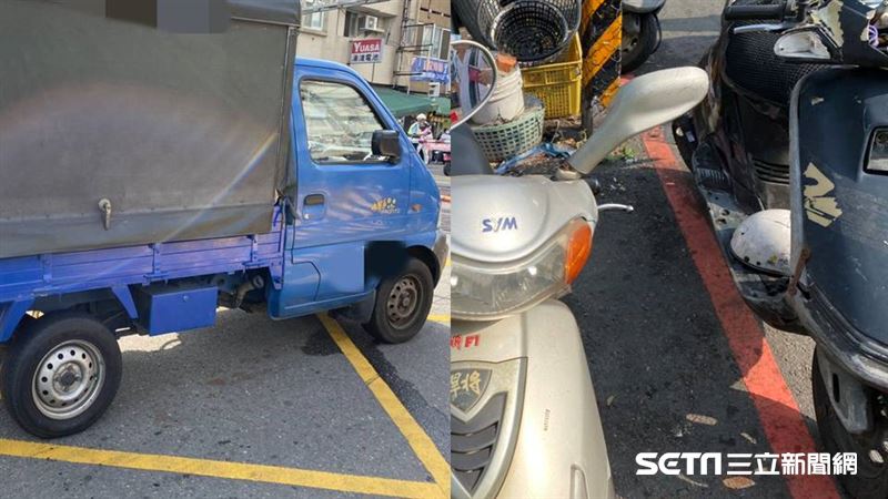 等列車過…騎士遭撞飛　驚險跌鐵軌旁
