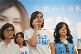 李眉蓁淚灑記者會道歉（圖／李眉蓁競選辦公室提供）