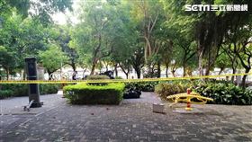 命案,華江公園,封鎖採證,板橋,翻攝畫面