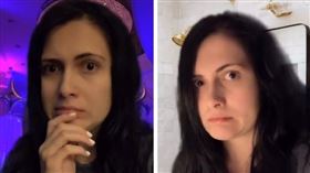 天降神蹟？處女成聖母瑪利亞…「沒愛愛」竟受精懷孕！（圖／翻攝自Samantha Lynn Isabel TikTok）