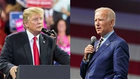 在疫情、經濟低迷及抗議潮多方衝擊下，近期民調顯示美國總統川普（左）在全國及6大搖擺州皆落後民主黨準總統候選人拜登。（圖／翻攝自facebook.com/DonaldTrump、facebook.com/joebiden）
