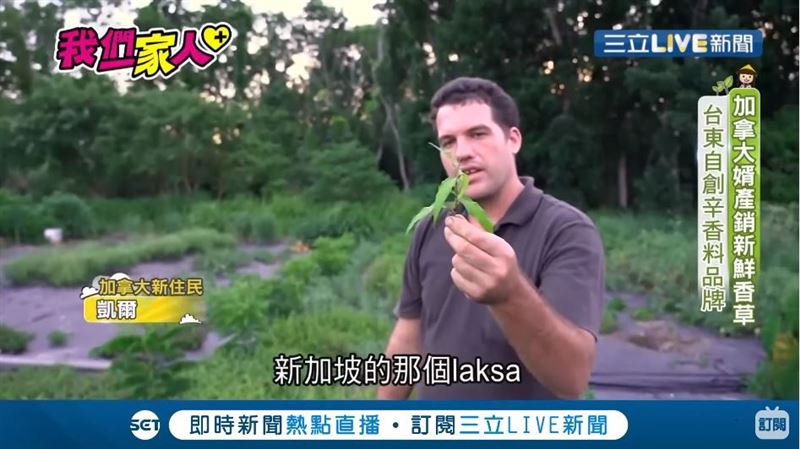移居台東　堅持「無毒農法」種辛香料