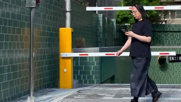 建國花市捕捉野生唐鳳　網暴動喊小心