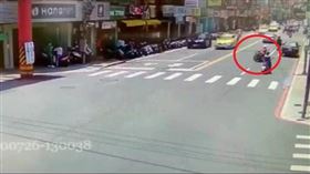 新北市，中和，電線掉落，騎士，摔倒