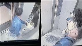 西門町惡狼「尾隨正妹進電梯」！開門前1秒襲胸…狂奔落跑▲。（圖／翻攝自爆料公社二社臉書）
