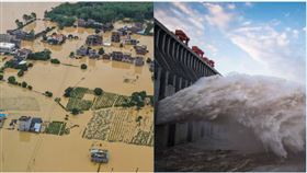▲中國洪災頻傳，破千萬居民受災。（組合圖／資料照,翻攝自新華網）