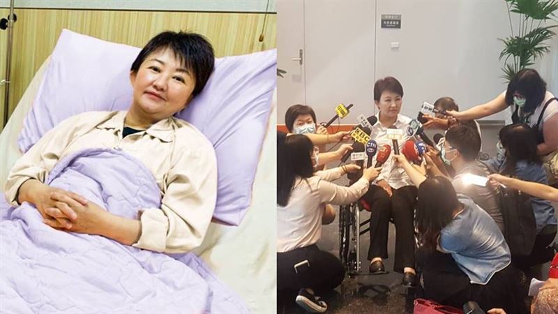 心繫市政…盧秀燕銷假　今坐輪椅復出