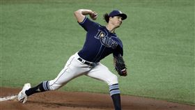 ▲坦帕灣光芒投手Tyler Glasnow首場先發表現優異。（圖／美聯社／達志影像）