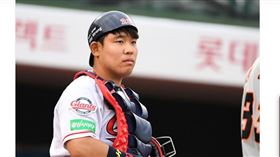 ▲樂天巨人捕手池晟準性騷擾未成年人遭到無限期禁賽。（資料照／截自韓國媒體）