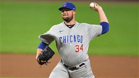 ▲先發5局無安打，雷斯特（Jon Lester）首勝入袋。（圖／翻攝自小熊推特）