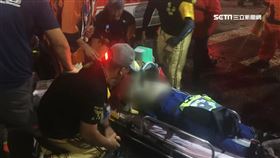 虎爺繞境信眾突昏厥 3度電擊奇蹟救回（圖／翻攝自朴子配天宮臉書）