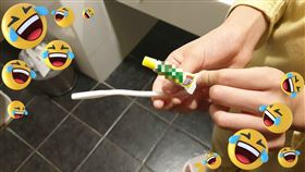 爽住飯店！她驚見浴室放「18禁牙刷」…網羞：是別的用途（圖／翻攝自臉書爆笑公社）