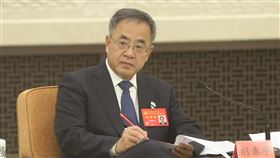 19大常委人選之一胡春華（2）中共19大專題中國共產黨第19次全國代表大會19日共有30個代表團的討論開放中外媒體採訪。外傳的常委人選之一，中共廣東省委書記胡春華（圖）聆聽發言。中央社記者吳家昇北京攝  106年10月19日