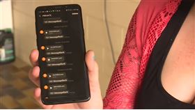 潔西卡狂接到陌生咆哮電話。（圖／翻攝自mribevie推特）