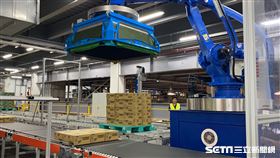 全聯高雄岡山自動倉儲物流中心。（圖／記者馮珮汶攝）