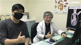 晚期淋巴癌併心肺衰竭　19歲少年爆瘦15公斤、腳腫3倍（圖／烏日林新醫院提供）