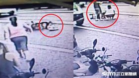曾祖母推曾孫散步遭撞死／翻攝畫面