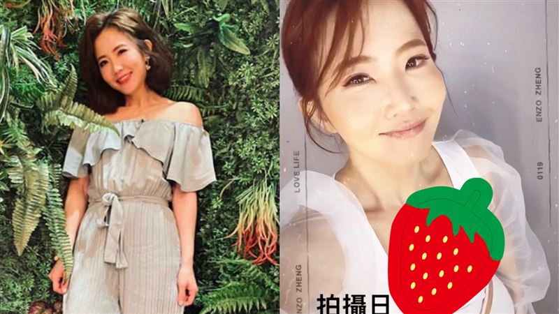 謝忻復工解放雪乳　上帝視角炸出深溝