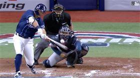 ▲筒香嘉智滿壘敲出致勝安打。（圖／翻攝自MLB官網）