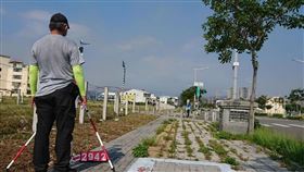 14期重劃區陸續埋設界標 中市地政局籲所有權人妥善維護（圖／台中市政府）