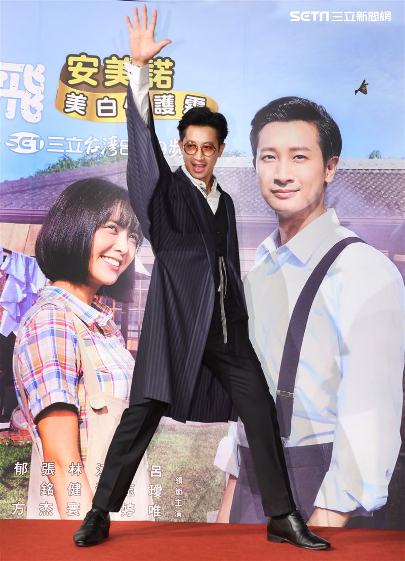 邱凱偉Darren出席「羅雀高飛」首映會。（記者邱榮吉/攝影）