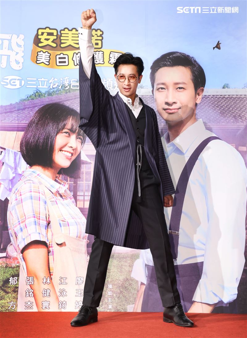 邱凱偉Darren出席「羅雀高飛」首映會。（記者邱榮吉/攝影）