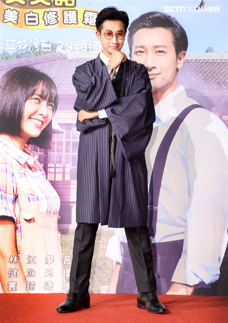 邱凱偉Darren出席「羅雀高飛」首映會。（記者邱榮吉/攝影）