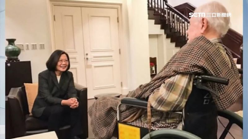 李登輝2月嗆到住院　蔡英文每月探望