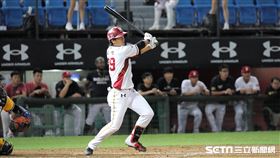 ▲樂天桃猿三壘手林立敲出本季第20轟。（圖／記者劉彥池攝影）