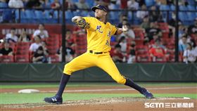 ▲中信兄弟先發投手米蘭達。（圖／記者劉彥池攝影）
