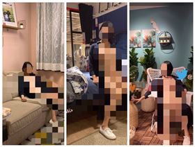 ▲女子6天前貼出一連4張在Ikea台中店裸露的照片，還表示歡迎抖內。（圖／翻攝自推特）