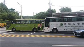 車禍,基隆,麥金路,客運,公車（圖／翻攝畫面）

