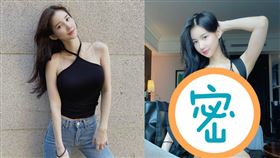 DJ Miu近日上傳黑色比基尼新噴血照。（圖／翻攝自DJ Miu IG）