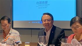 台灣高鐵董事長江耀宗說明未來願景。（圖／記者陳宜加攝影）