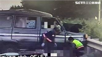 闖紅燈奪命畫面曝　6旬妻慘噴出車外