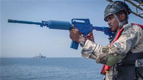 「索馬利蘭紀事報」引述消息人士報導，中國與東非索馬利亞達成協議，要在紅海聯合巡弋。紅海倡議成員包括吉布地、約旦等地。圖為吉布地參與美國非洲司令部2019年11月在東非進行的海上演習。（圖取自facebook.com/AFRICOM）